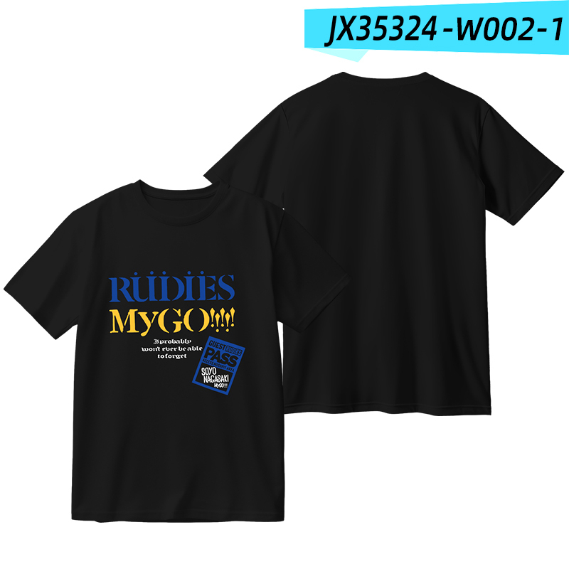 BanG Dream MyGO!!! 周邊短袖T恤