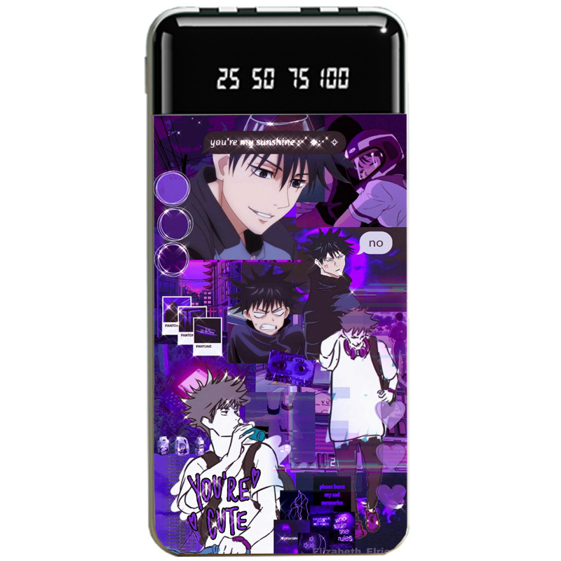 【安卓/蘋果通用】咒術迴戰大容量行動電源便攜快充