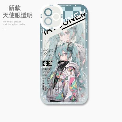 蘋果 系列初音未來天使眼透明防摔軟殼