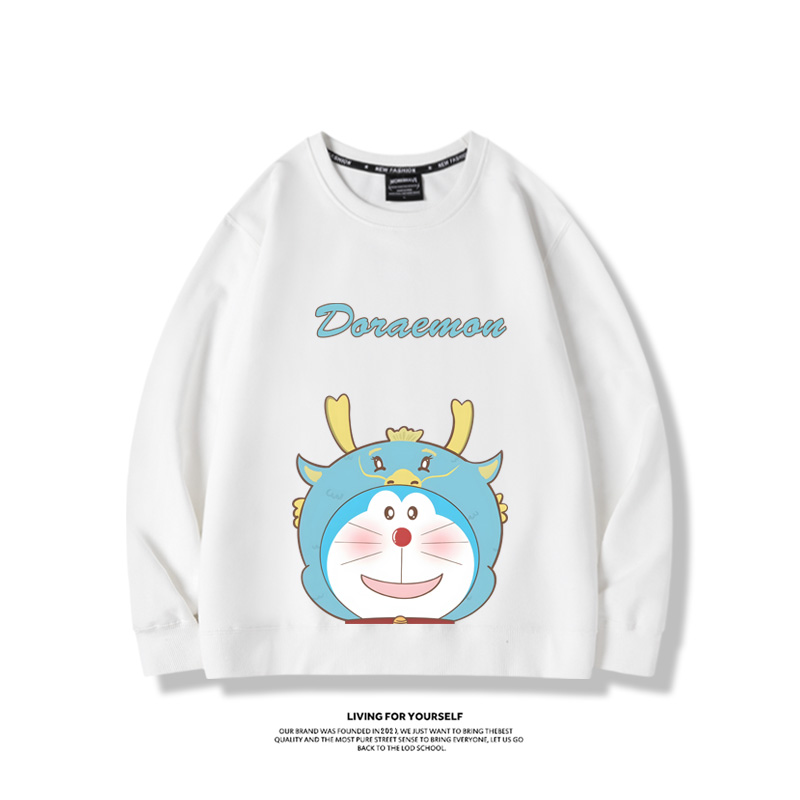 叮噹貓聯名龍年2024親子情侶裝 圓領長袖