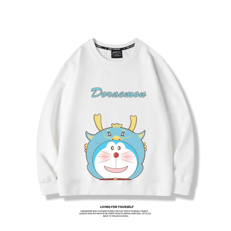 叮噹貓聯名龍年2024親子情侶裝 圓領長袖