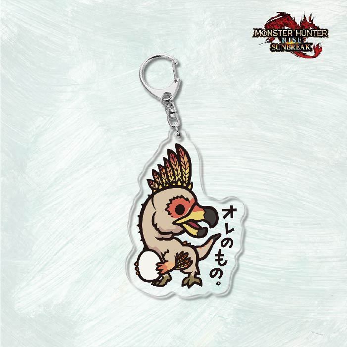 Monster Hunter Rise怪物獵人崛起滅盡龍雪鬼獸冰狼亞力克鑰匙扣掛飾【單買三件起送】