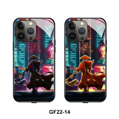 國潮古風來電閃智能發光手機殼