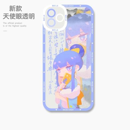 蘋果 系列喵斯快跑 初音未來天使眼透明防摔軟殼