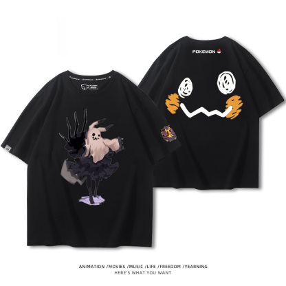 精靈寶可夢 2024親子情侶男女同款 純棉T恤