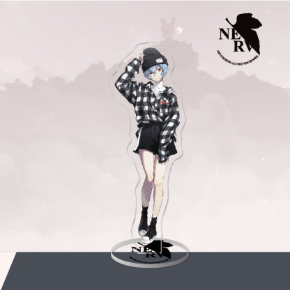 福音EVA綾波麗立牌動漫周邊亞克力鑰匙扣明日香真希波碇真嗣渚薰掛飾【單買三件起送】