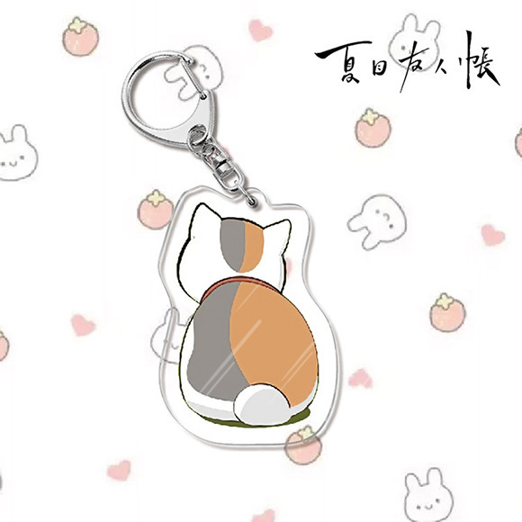 夏目友人帳夏目貴志貓咪老師/斑夏目玲子周邊擺件立牌鑰匙扣掛飾【單買三件起送】