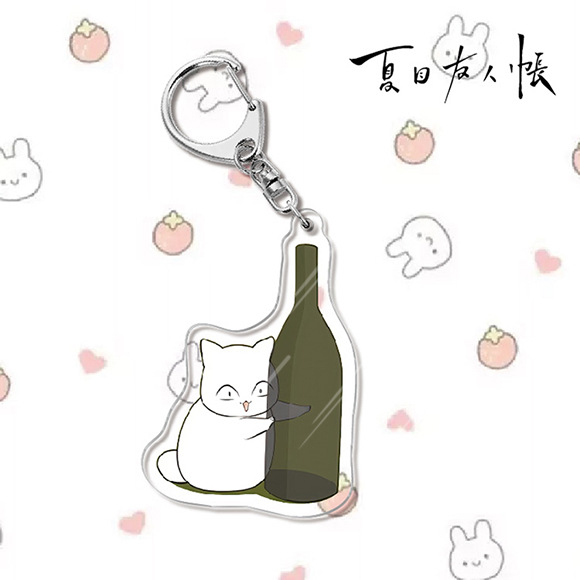 夏目友人帳夏目貴志貓咪老師/斑夏目玲子周邊擺件立牌鑰匙扣掛飾【單買三件起送】