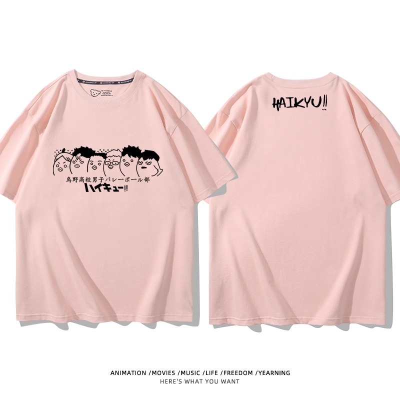 排球少年 2024親子情侶男女同款 純棉T恤