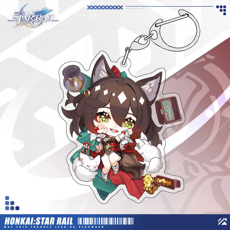 崩壞星穹鐵道愛莉希雅彥卿希露瓦景元白露姬子亞克力鑰匙扣掛飾【單買三件起送】