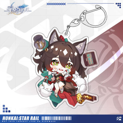 崩壞星穹鐵道愛莉希雅彥卿希露瓦景元白露姬子亞克力鑰匙扣掛飾【單買三件起送】