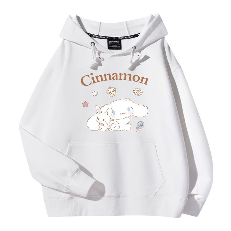 三麗鷗潮牌聯名衛衣2023秋冬新款親子情侶裝薄絨款連帽衛衣-星夢cosplay