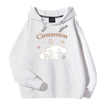 三麗鷗潮牌聯名衛衣2023秋冬新款親子情侶裝薄絨款連帽衛衣-星夢cosplay