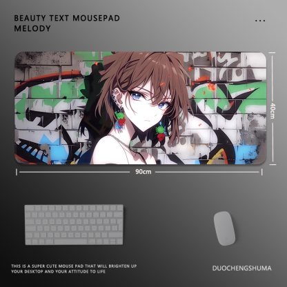 初音未來 主題桌墊 布質滑鼠墊