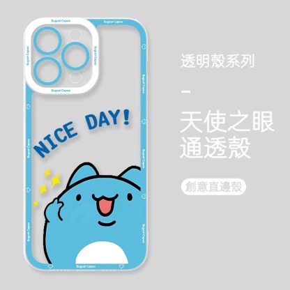貓貓蟲咖波天使眼透明防摔軟殼