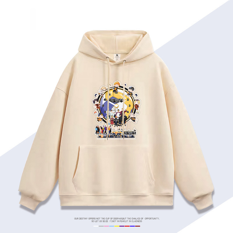 排球少年 聯名衛衣2025秋冬新款 親子情侶裝連帽衛衣