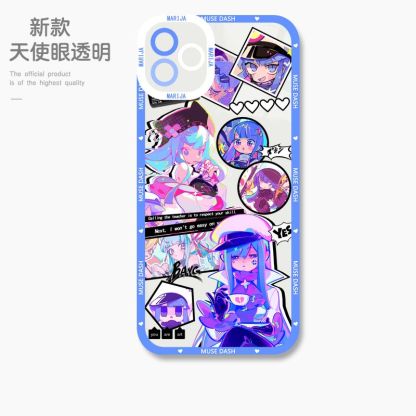 蘋果 系列喵斯快跑 初音未來天使眼透明防摔軟殼