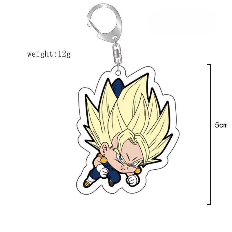 七龍珠孫悟空悟飯超級賽亞人魔笛貝吉塔18號比魯斯亞克力鑰匙扣 掛飾【單買三件起送】