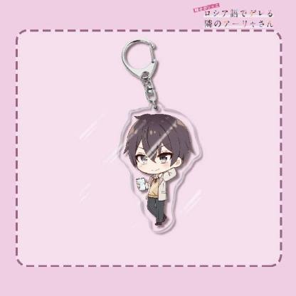 不時輕聲地以俄語遮羞的鄰座艾莉同學 久世政近艾莉莎有希 鑰匙扣掛飾