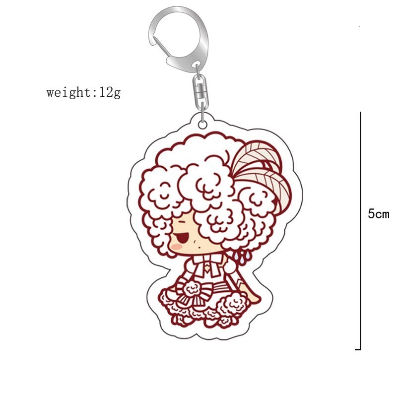 黑執事周邊掛件可愛夏爾塞巴斯醬亞克力鑰匙扣 雙面透明動漫掛飾【單買三件起送】