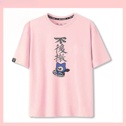 怪物獵人呆貓搞怪太刀俠不登龍短袖T恤