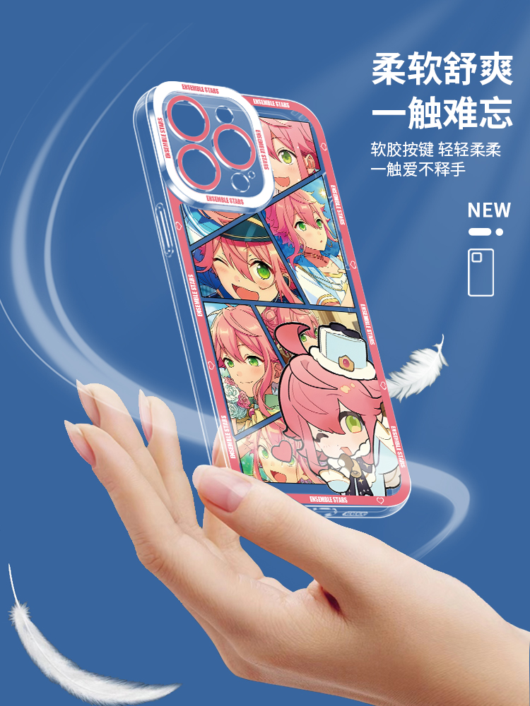 蘋果 系列偶像夢幻祭天使眼透明防摔手機殼