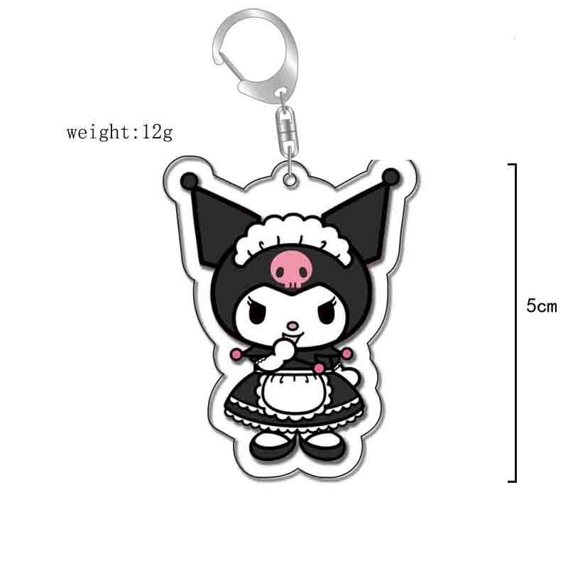 粉色貓咪Sanrio玉狗桂樂美蒂亞克力鑰匙扣掛飾【單買三件起送】