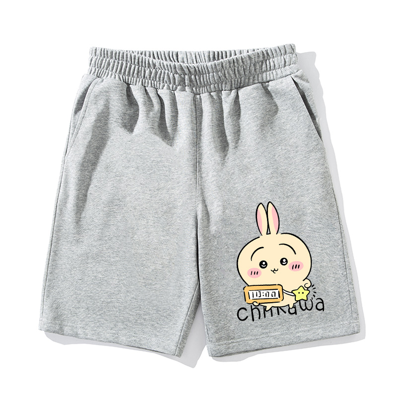 Chiikawa聯名衛衣2024秋冬新款親子情侶裝薄絨款連帽衛衣