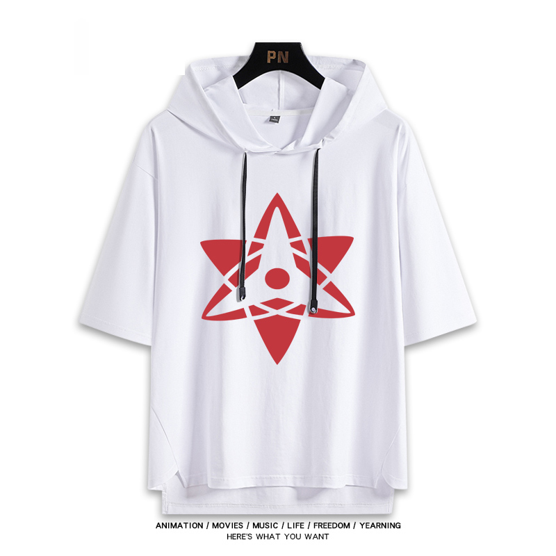 火影忍者 連帽短袖T恤