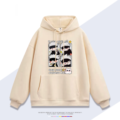 咒術回戰五條悟 2025秋冬新款親子情侶裝連帽衛衣