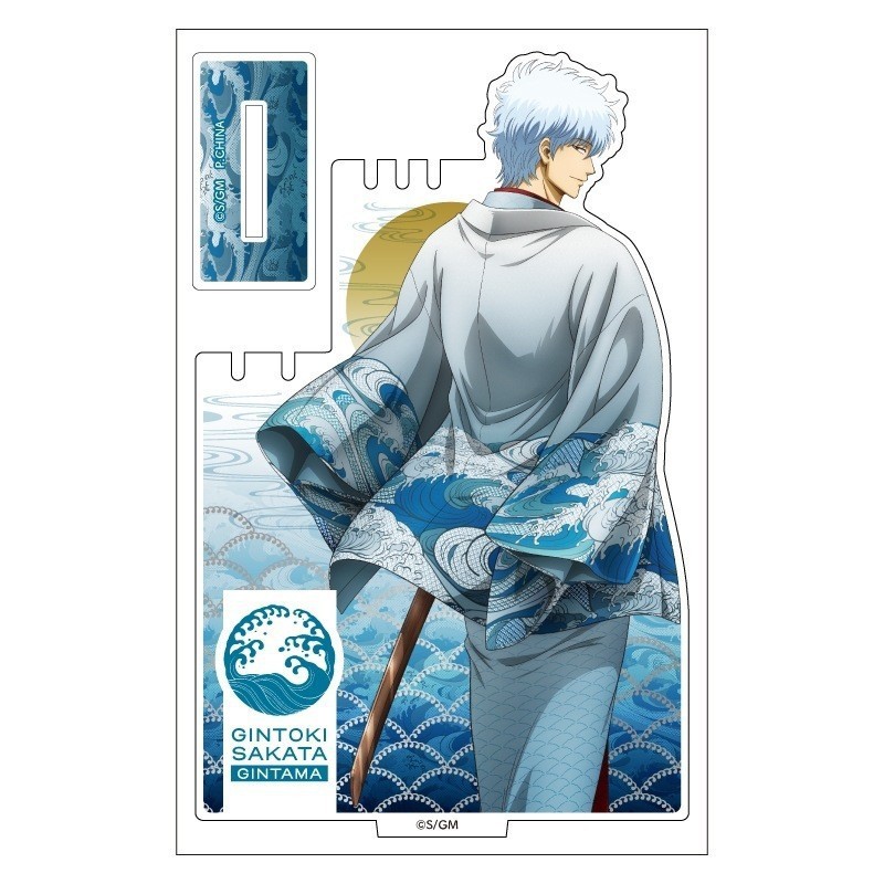 銀魂阪田銀時神樂新八定春神威十四沖田總悟桂伊麗莎白立牌鑰匙扣掛飾【單買三件起送】