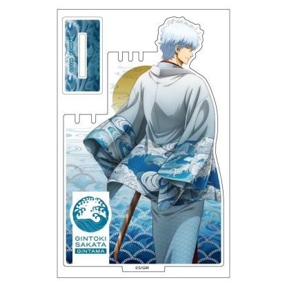 銀魂阪田銀時神樂新八定春神威十四沖田總悟桂伊麗莎白立牌鑰匙扣掛飾【單買三件起送】