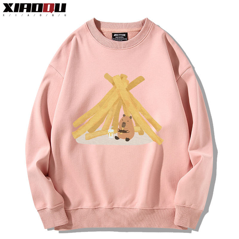 卡皮巴拉 2024親子情侶裝 圓領長袖