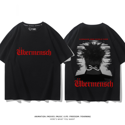 GD權志龍 2025新款親子情侶男女同款 T恤