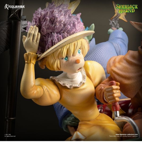 【預購】正版授權 石油廠Figurama 《妙犬神探/名偵探福爾摩斯》夏洛克、華生和哈德遜夫人 1/8雕像
