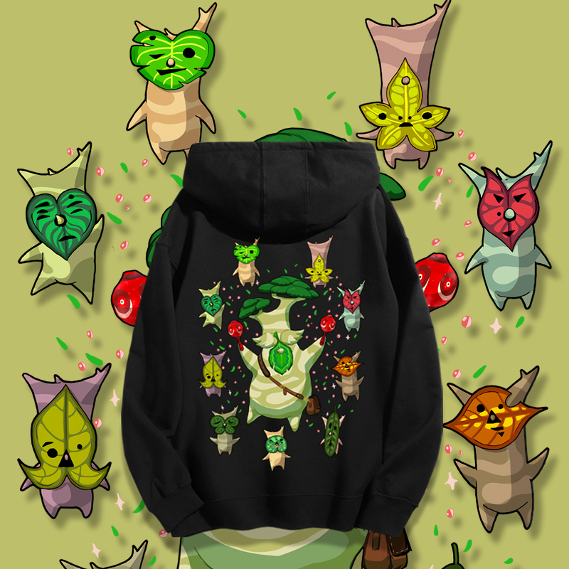 薩爾達傳說王國之淚聯名衛衣2023秋冬新款親子情侶裝薄絨款連帽衛衣