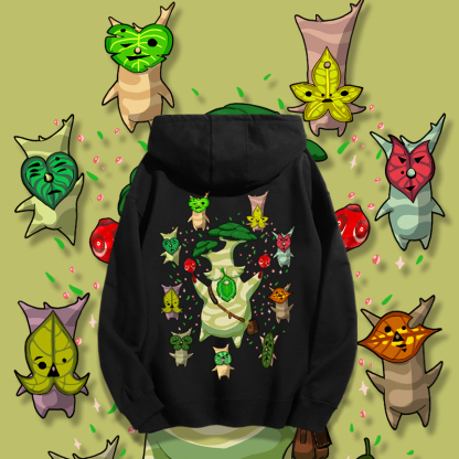 薩爾達傳說王國之淚聯名衛衣2023秋冬新款親子情侶裝薄絨款連帽衛衣