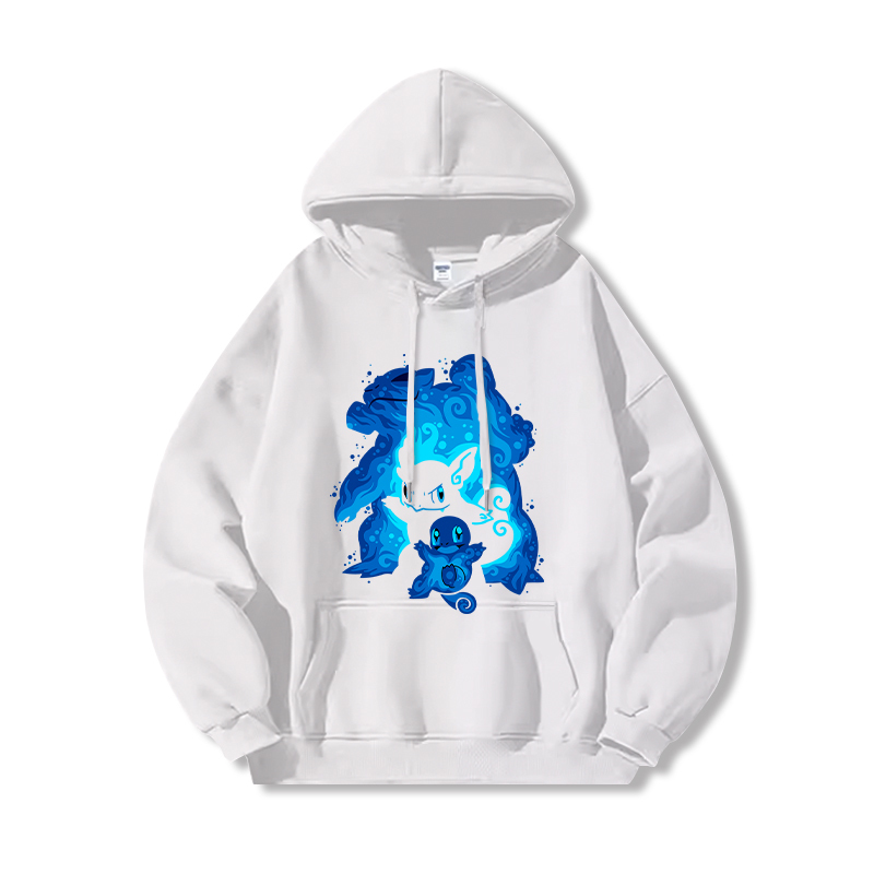 寶可夢 聯名衛衣2024秋冬新款親子情侶裝薄絨款連帽衛衣