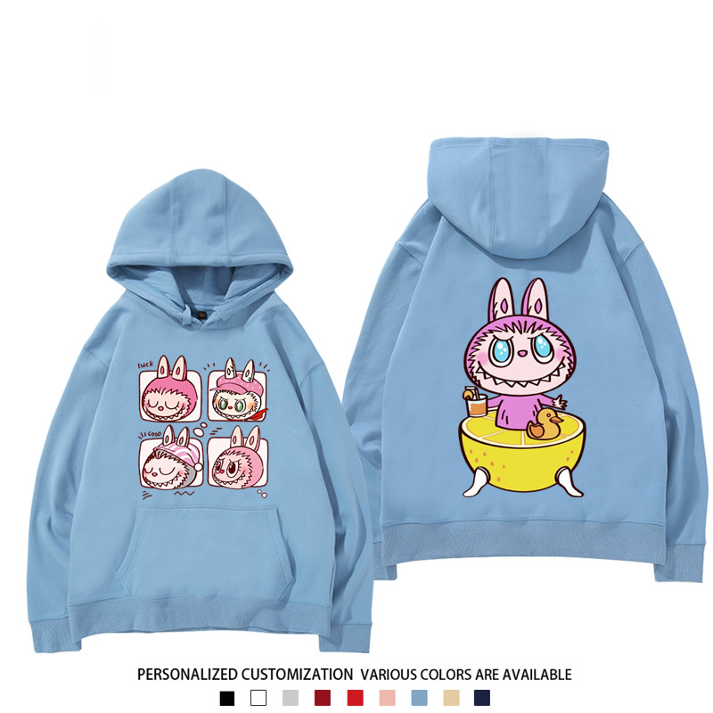 labubu新款 寬鬆百搭 秋冬款 寬鬆連帽衛衣