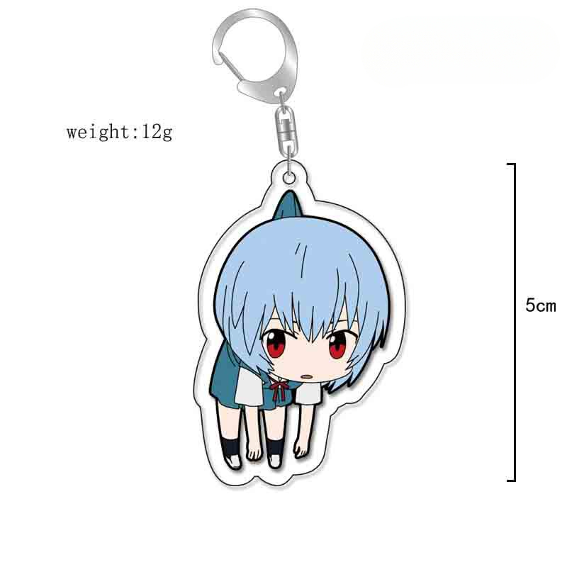 福音EVA綾波麗立牌動漫周邊亞克力鑰匙扣明日香真希波碇真嗣渚薰掛飾【單買三件起送】