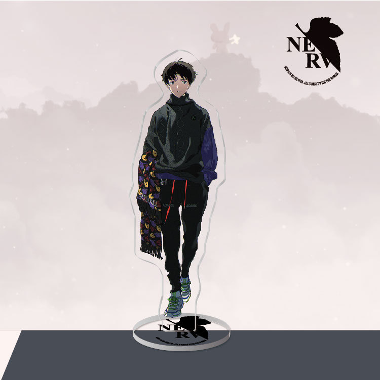 福音EVA綾波麗立牌動漫周邊亞克力鑰匙扣明日香真希波碇真嗣渚薰掛飾【單買三件起送】