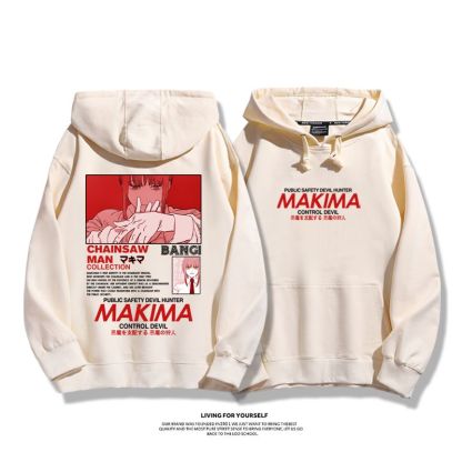 鏈鋸人新款 親子情侶男女款連帽衛衣