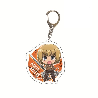 進擊的巨人調查兵團艾倫三笠阿明埃爾文利威爾韓吉萊納鑰匙扣掛飾【單買三件起送】