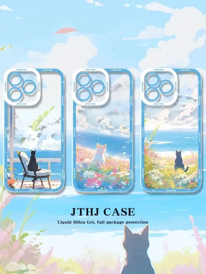 貓咪 天使眼透明防摔軟殼