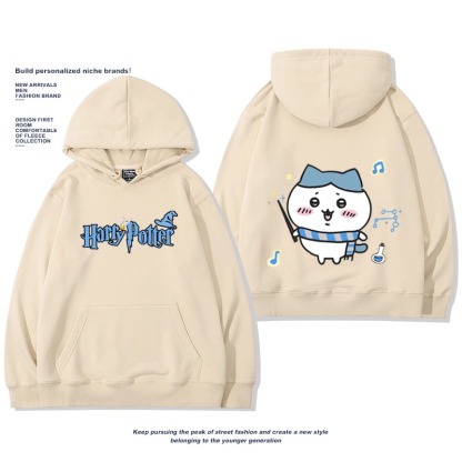 chiikawa 2025秋冬新款親子情侶裝連帽衛衣