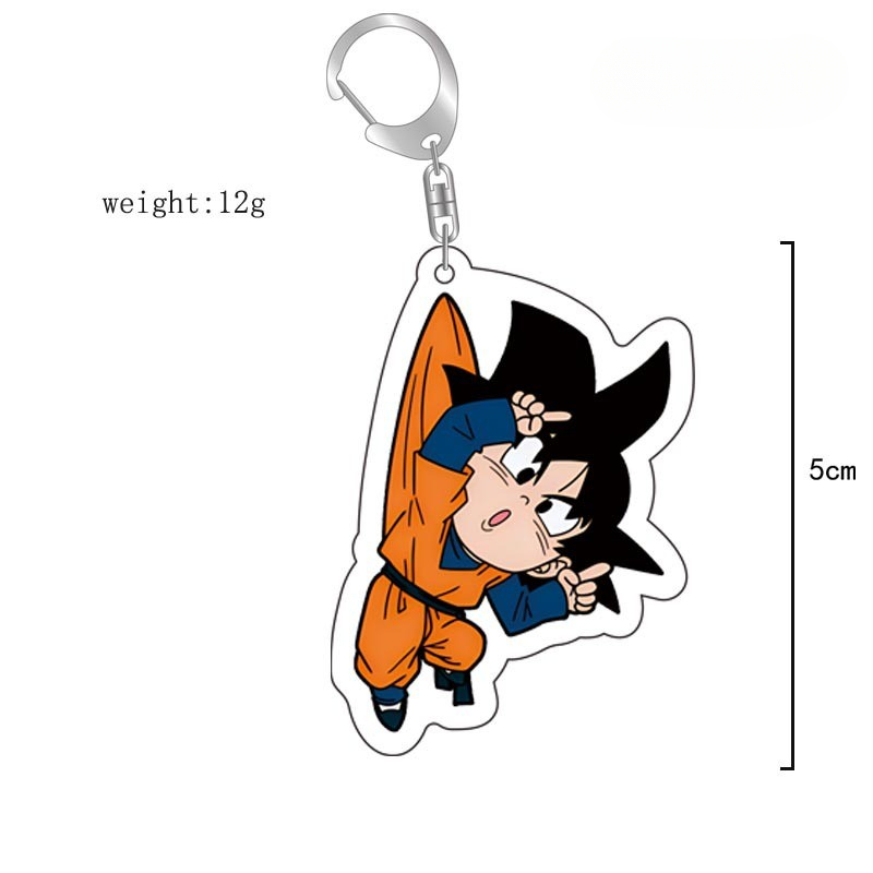 七龍珠孫悟空悟飯超級賽亞人魔笛貝吉塔18號比魯斯亞克力鑰匙扣 掛飾【單買三件起送】