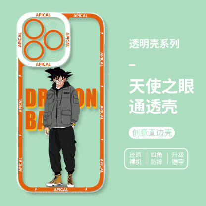潮牌龍珠天使眼透明防摔手機殼