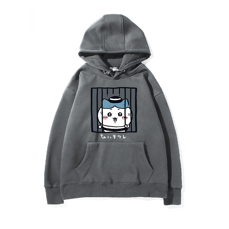 chiikawa 2024秋冬新款親子情侶裝薄絨款連帽衛衣