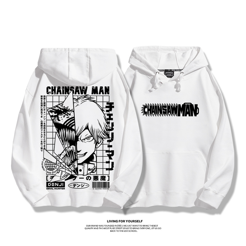 鏈鋸人新款 親子情侶男女款連帽衛衣