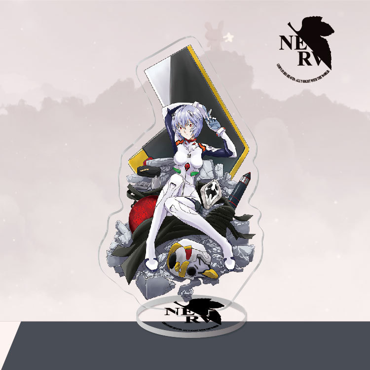 福音EVA綾波麗立牌動漫周邊亞克力鑰匙扣明日香真希波碇真嗣渚薰掛飾【單買三件起送】